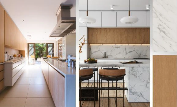 Rénovation de cuisine avec covering adhésif haut de gamme – Co.Lab