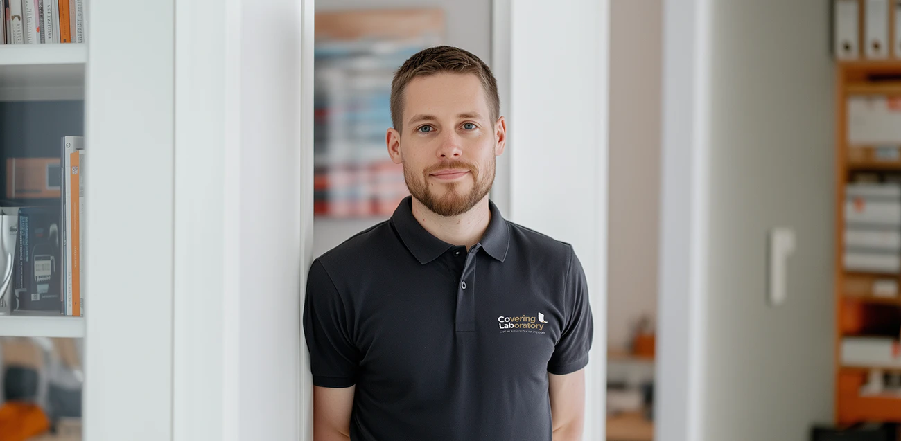 Pose de covering adhésif par des experts Co.Lab – finition impeccable